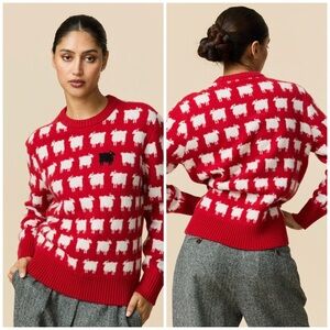 WARM & WONDERFUL WOMEN'S WOOL "DIANA EDITION" SHEEP SWEATER